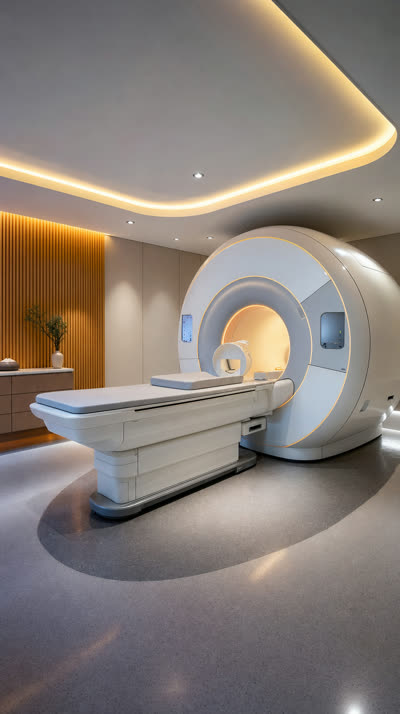 Example ad, a calm scan room